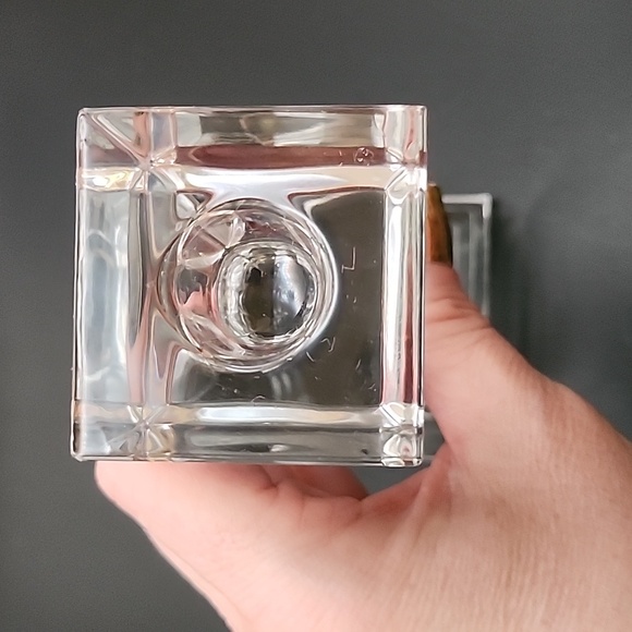 Pillar Candlestick Heavy Glass 8.25" - Picture 5 of 8